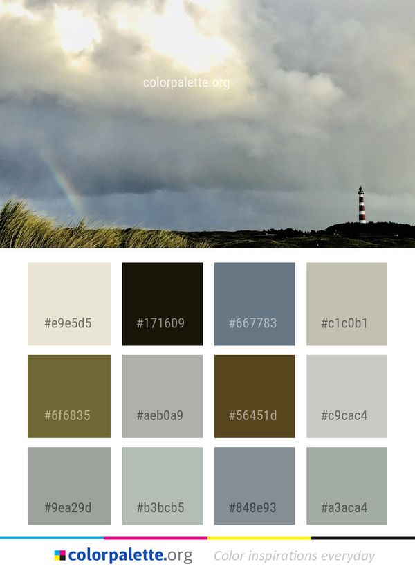 Sky Atmosphere Cloud Color Palette