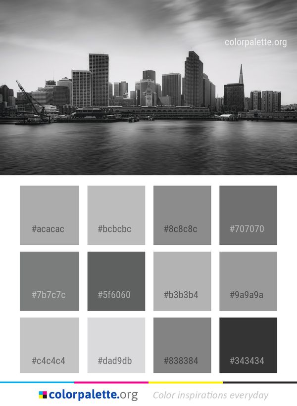Cityscape Skyline Skyscraper Color Palette