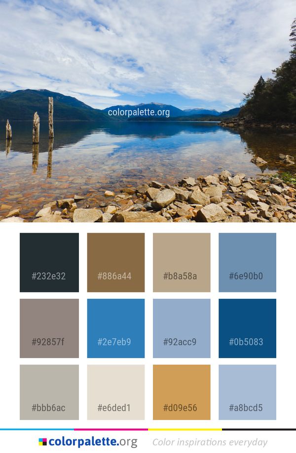 Reflection Water Nature Color Palette