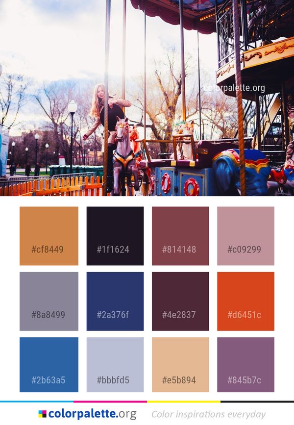 Amusement Ride Park Fair Color Palette