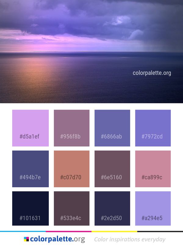 Horizon Sky Sea Color Palette