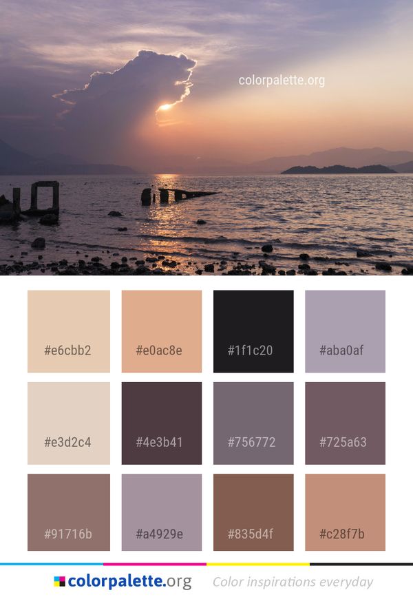 Sky Sea Horizon Color Palette