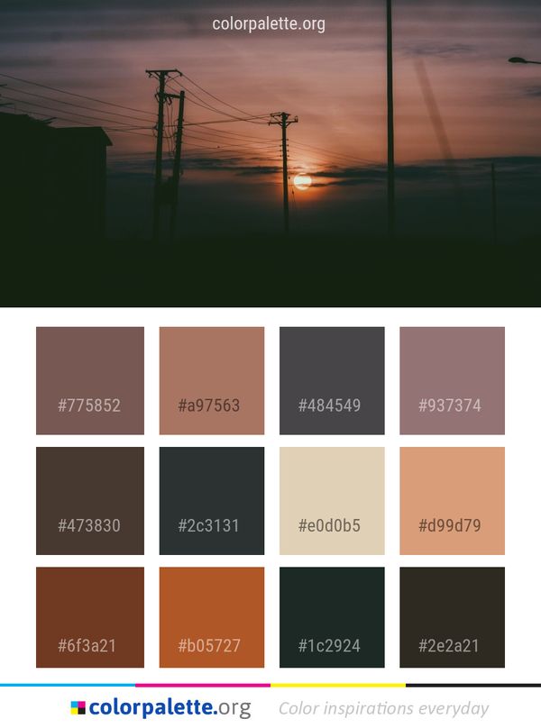 Sky Sunrise Sunset Color Palette