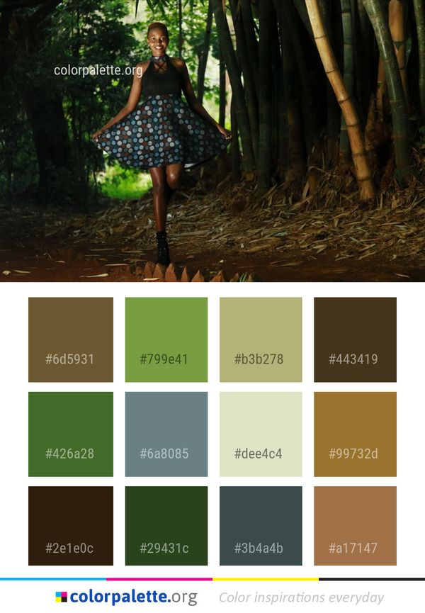 Nature Beauty Dress Color Palette