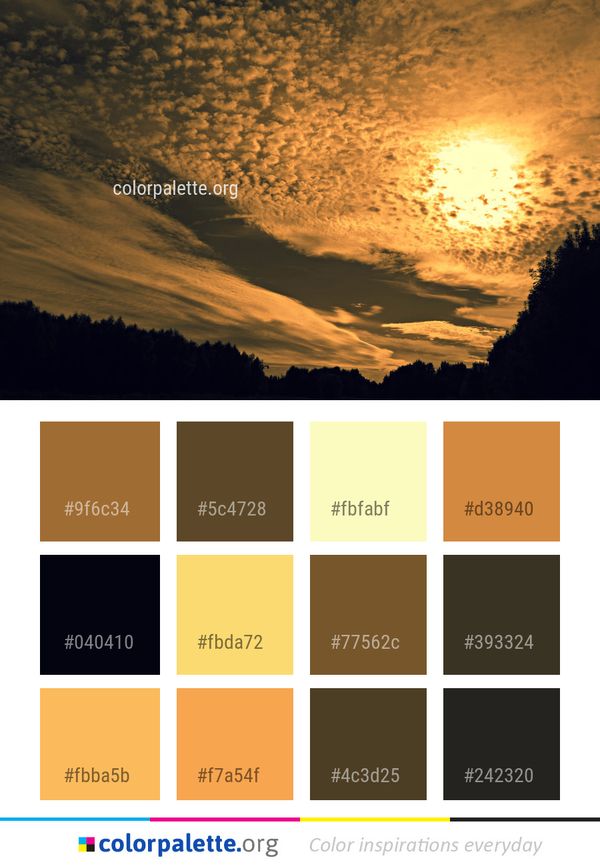 Sky Cloud Atmosphere Color Palette
