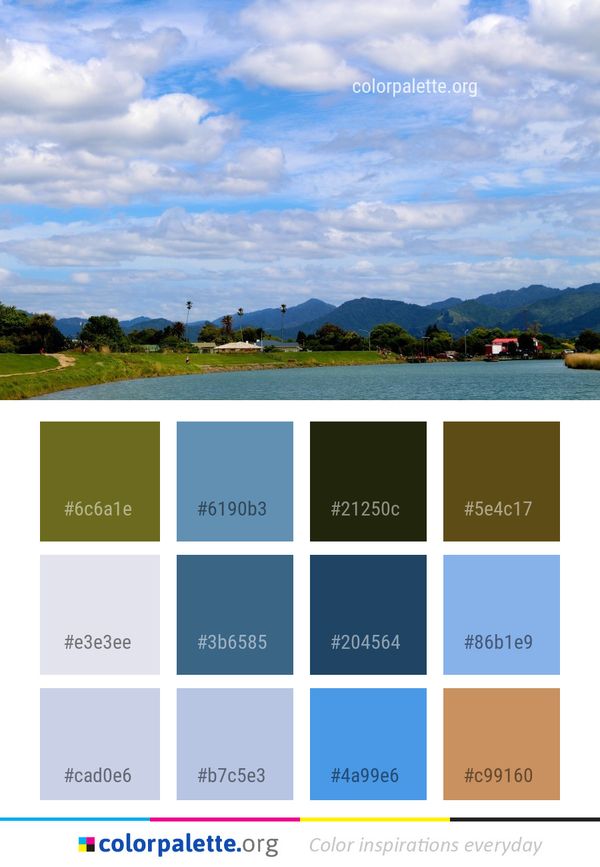 Sky Cloud Highland Color Palette