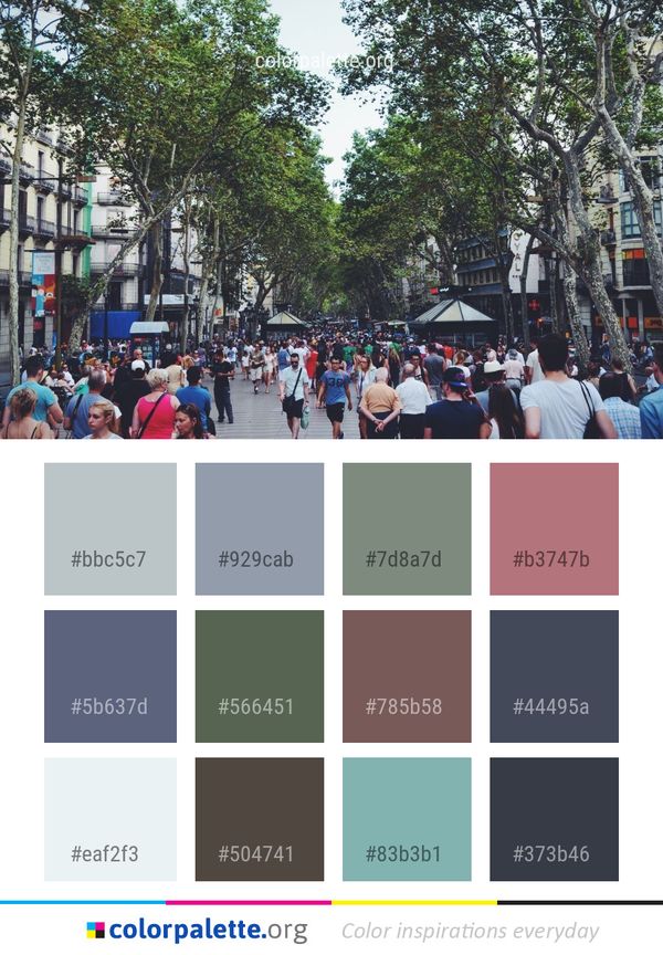 Crowd Tree City Color Palette