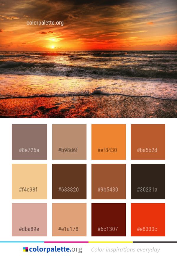 Horizon Sky Sea Color Palette
