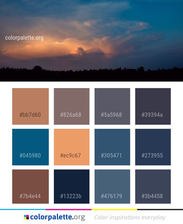 Sky Cloud Atmosphere Color Palette