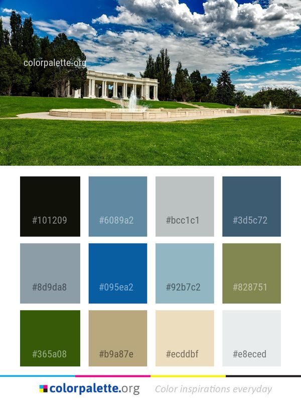 Sky Nature Estate Color Palette