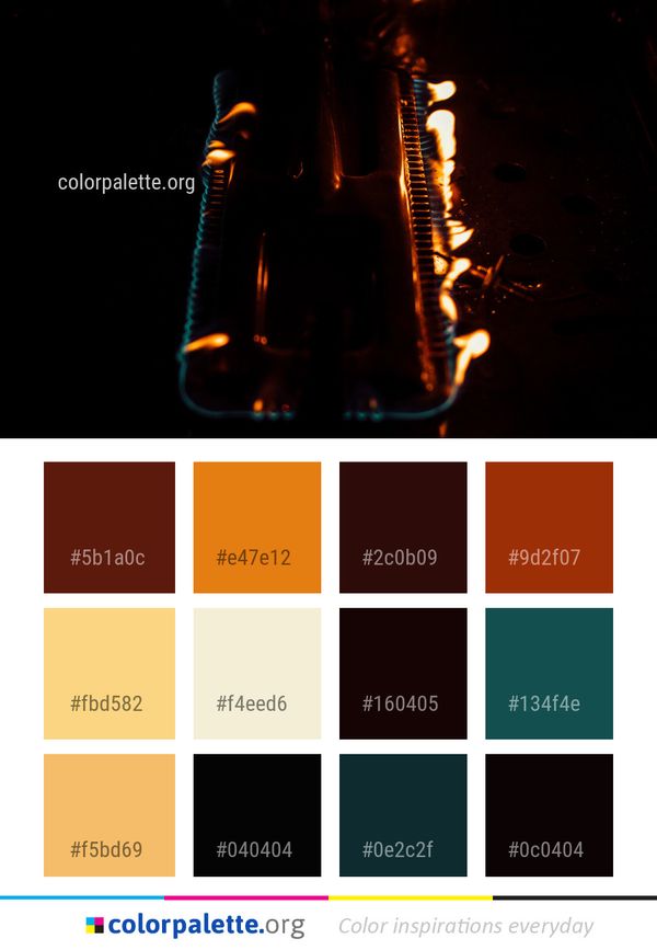 String Instrument Guitar Color Palette
