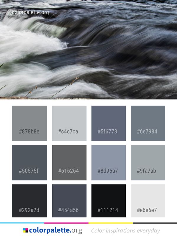 Water Nature River Color Palette