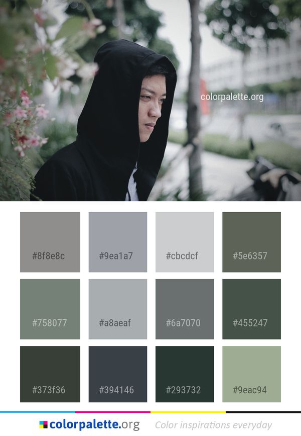 Person Tree Girl Color Palette