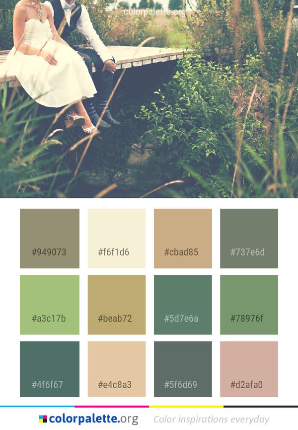 Photograph Nature Green Color Palette