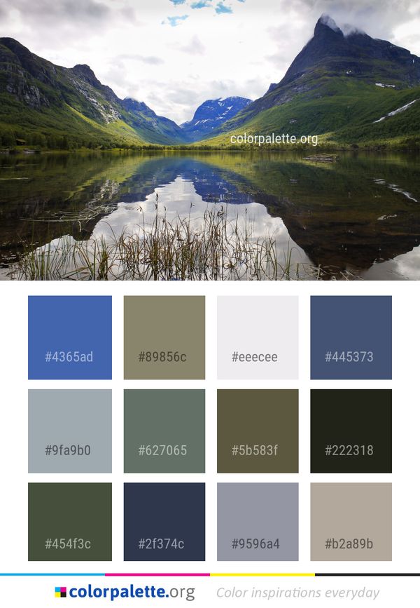 Reflection Nature Highland Color Palette