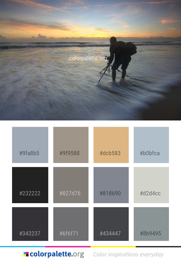 Sky Sea Cloud Color Palette