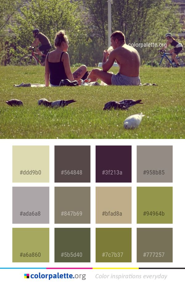 Green Plant Nature Color Palette