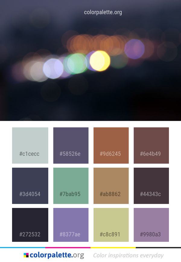 Light Atmosphere Macro Photography Color Palette