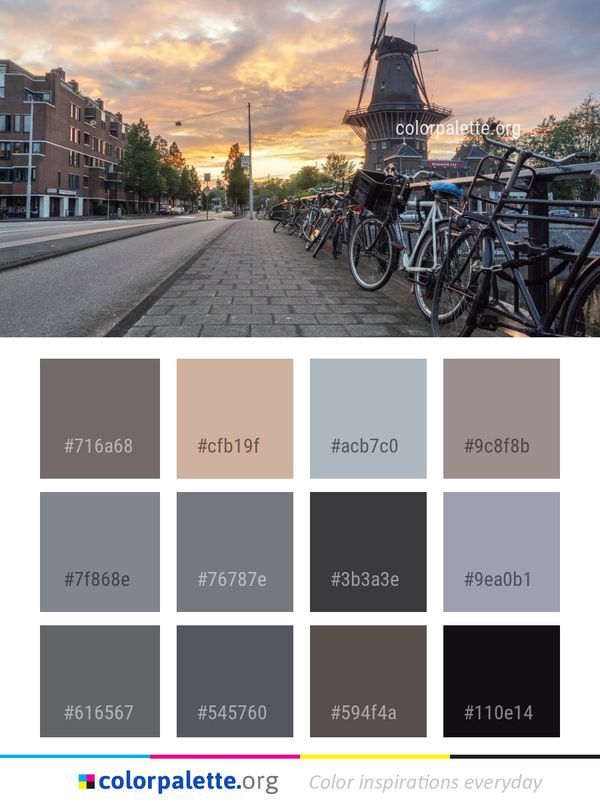 Cycling Sky Town Color Palette