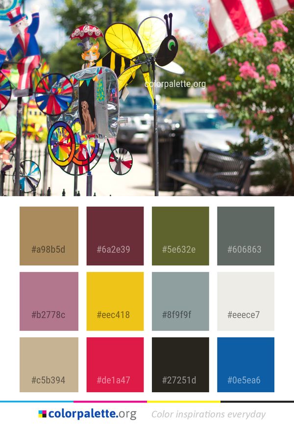 Tree Plant Street Color Palette