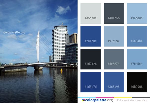 Water Waterway Sky Color Palette