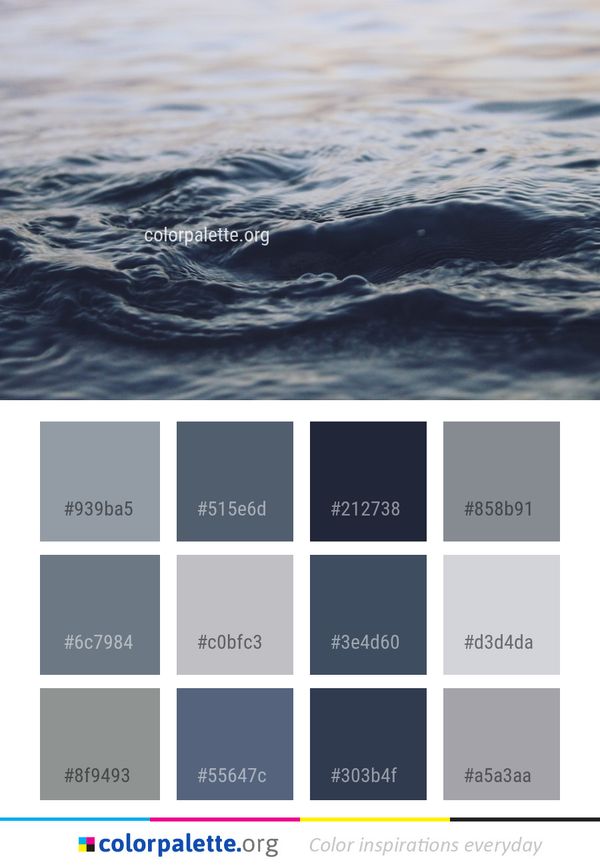 Water Wave Sea Color Palette