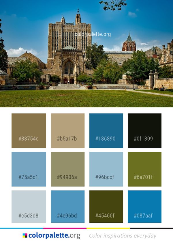 Nature Landmark Cathedral Color Palette