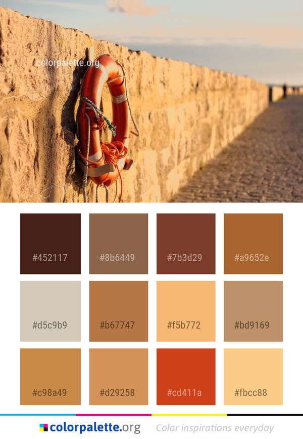 Sand Sky Landscape Color Palette