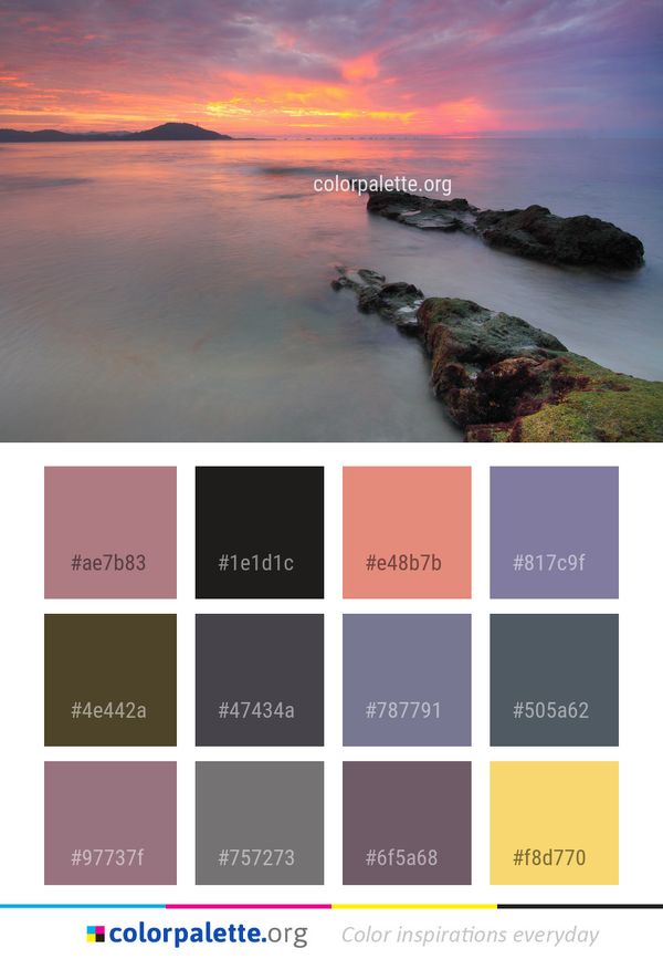 Sea Horizon Sky Color Palette