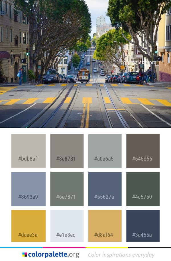 Land Vehicle Lane Road Color Palette