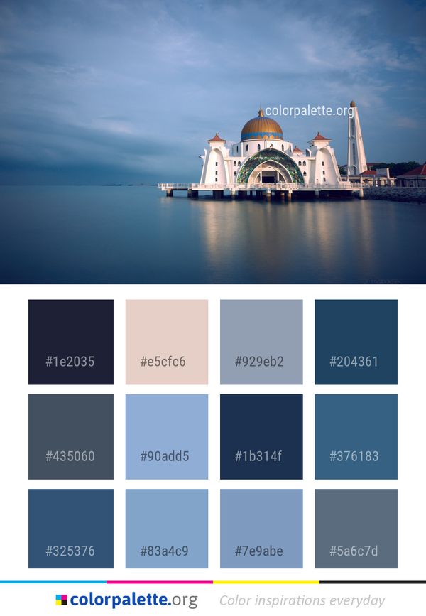 Landmark Sea Sky Color Palette