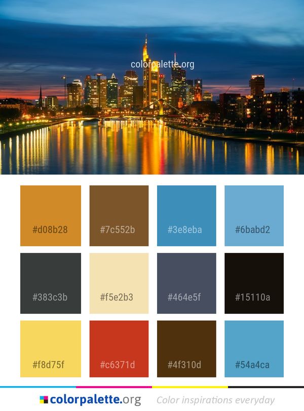 Metropolitan Area Cityscape City Color Palette