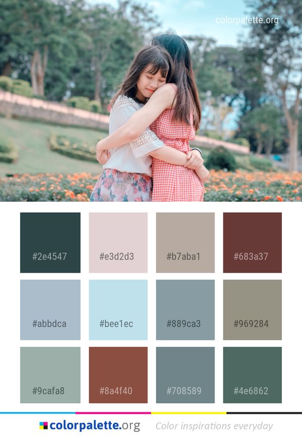 Photograph Clothing Skin Color Palette