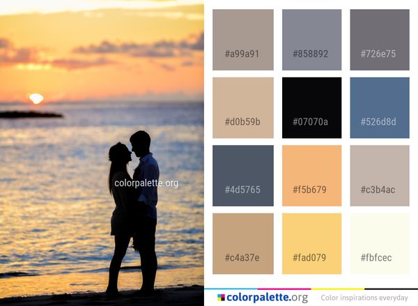 Photograph Sky Body Of Water Color Palette