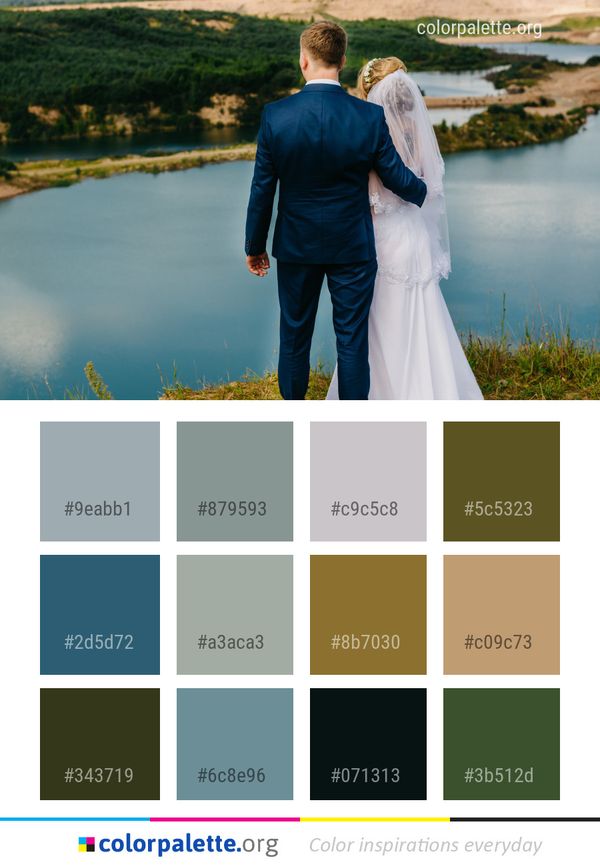 Photograph Wedding Male Color Palette