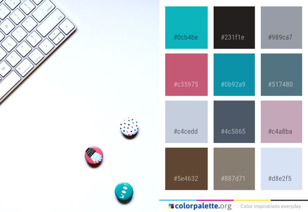 Product Font Color Palette