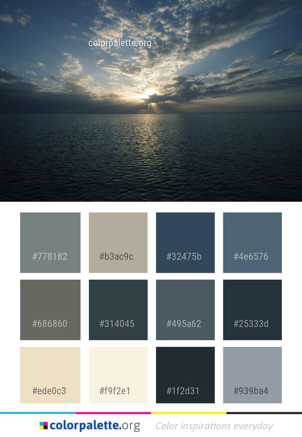 Sky Horizon Sea Color Palette