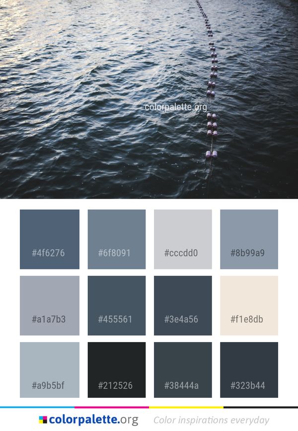 Water Reflection Resources Color Palette