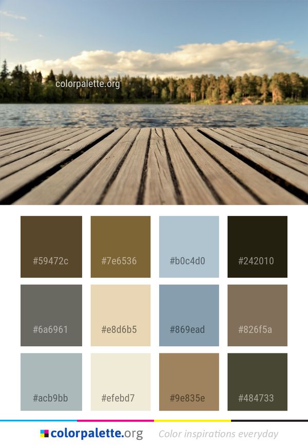 Water Sky Cloud Color Palette