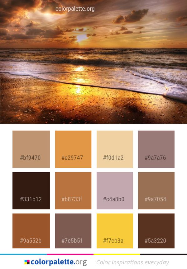 Horizon Sky Sea Color Palette