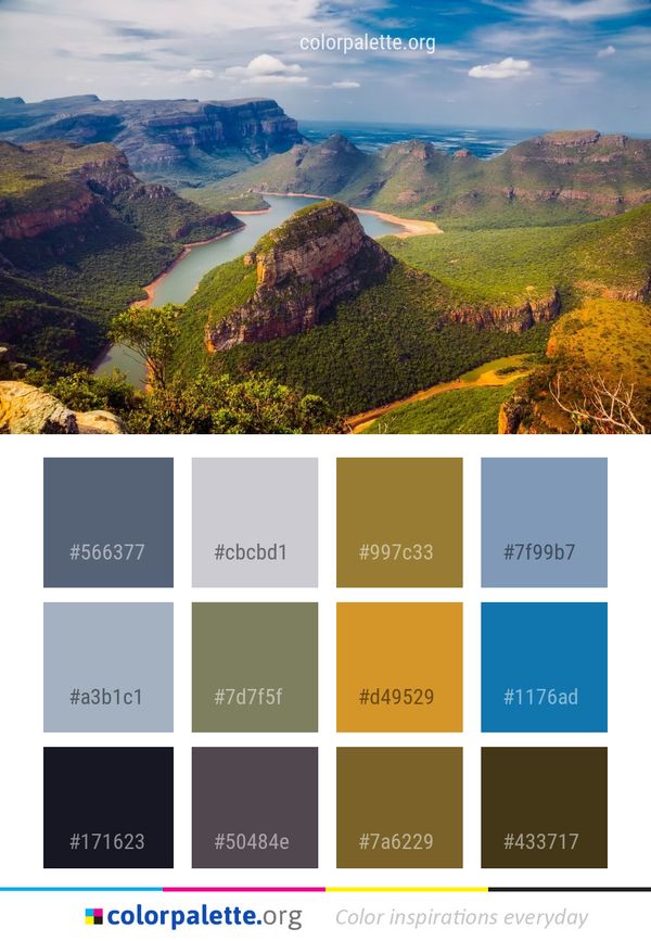 Nature Highland Reserve Color Palette
