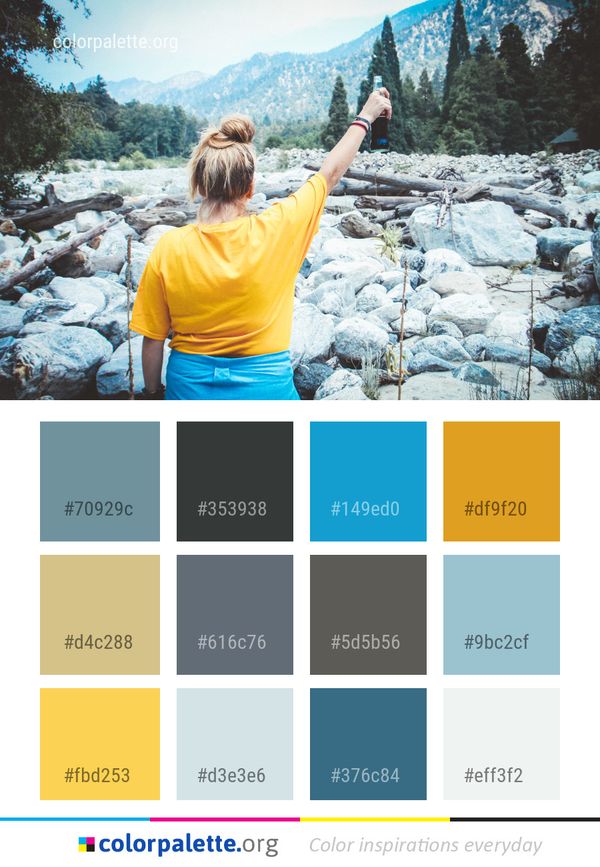 Nature Wilderness Water Color Palette