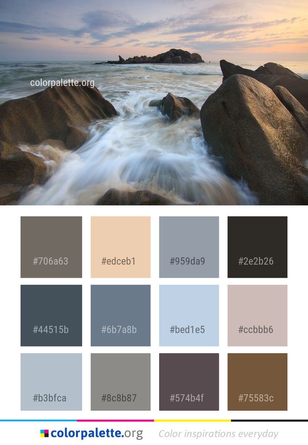 Sea Body Of Water Coast Color Palette