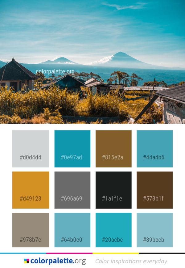 Sky Mountainous Landforms Mountain Color Palette