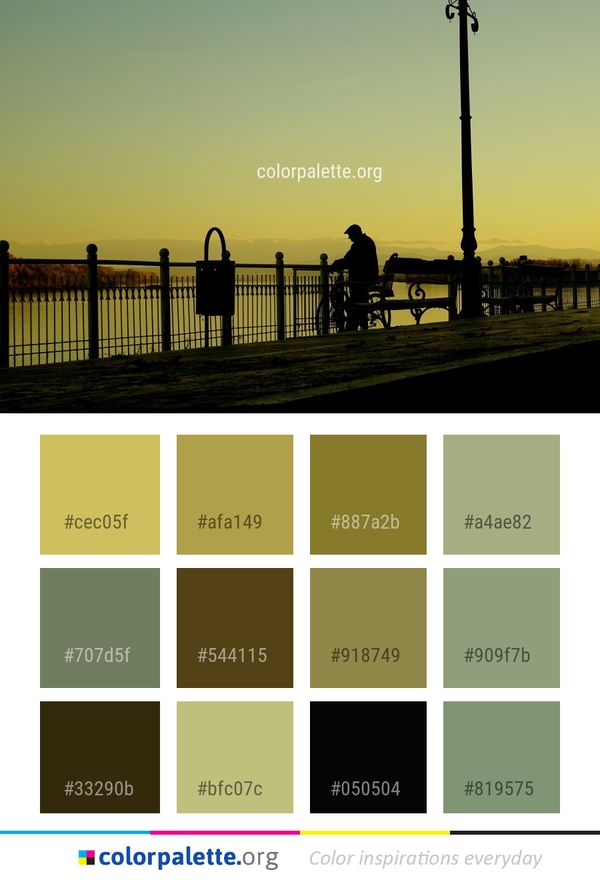 Sky Yellow Sunset Color Palette