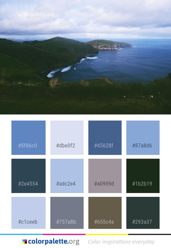 Coast Highland Headland Color Palette