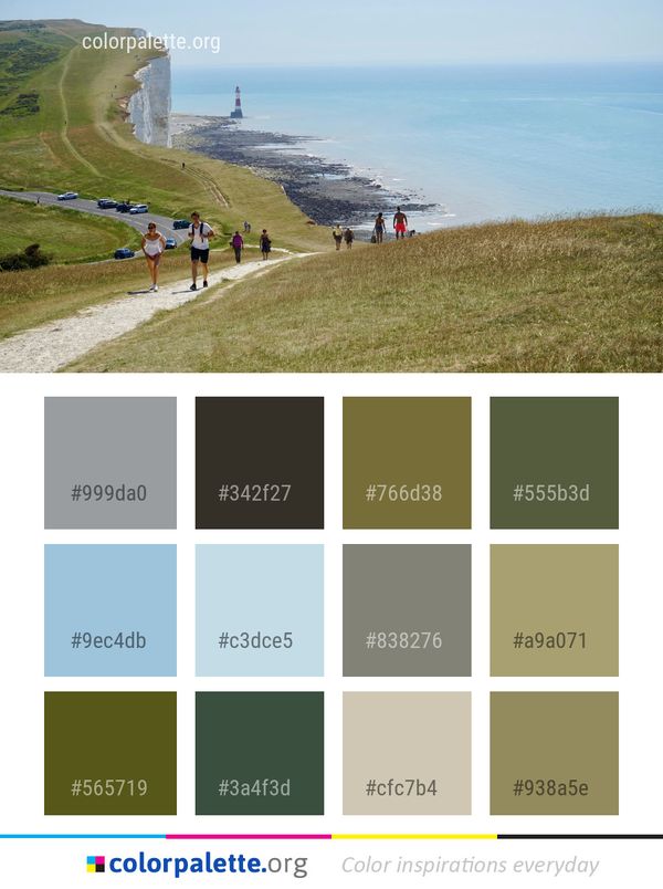Coast Promontory Headland Color Palette