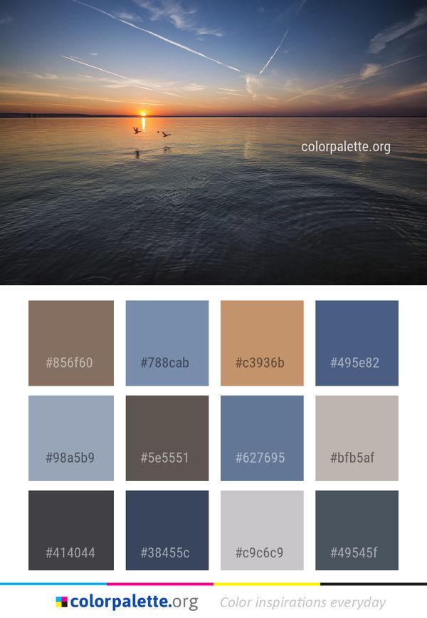 Horizon Sea Sky Color Palette