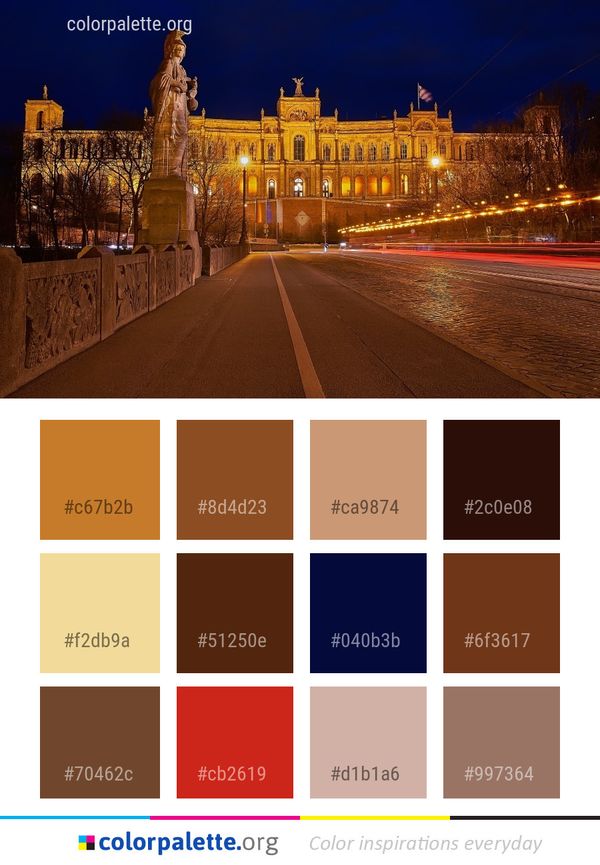 Landmark Night Sky Color Palette
