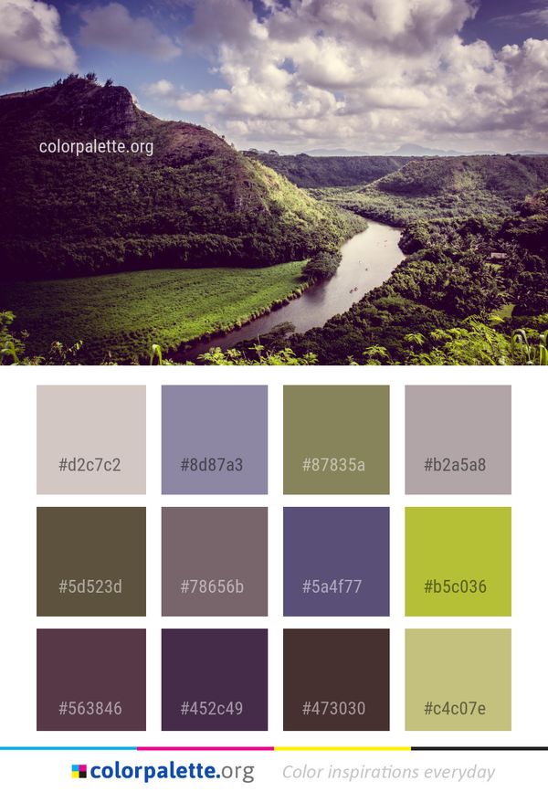 Nature Sky Highland Color Palette
